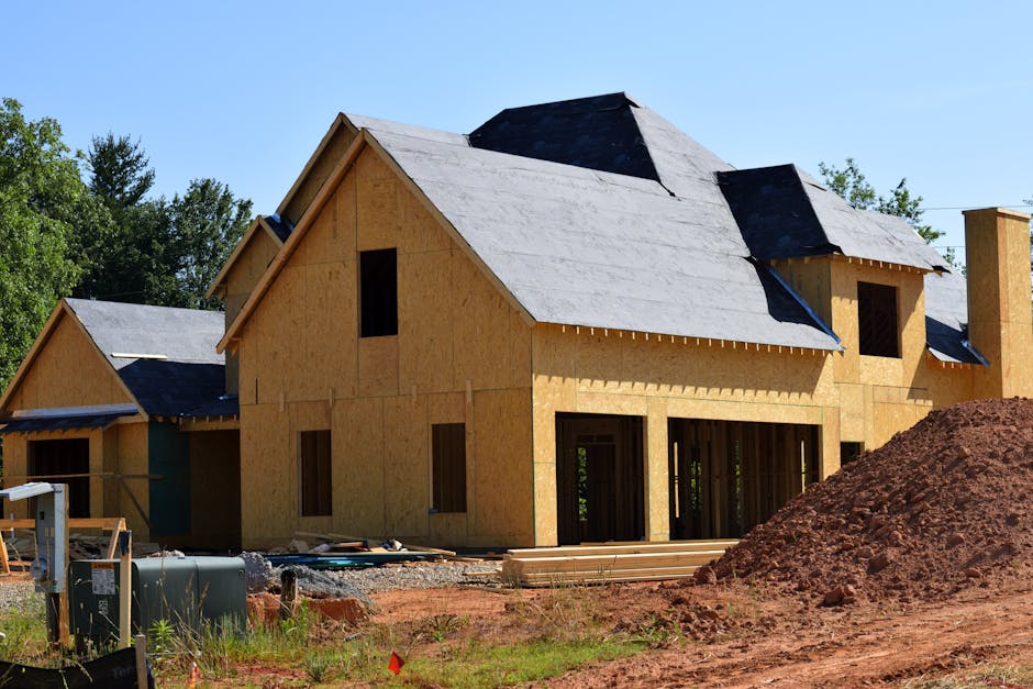Residential roof replacement showcasing new shingles and professional installation